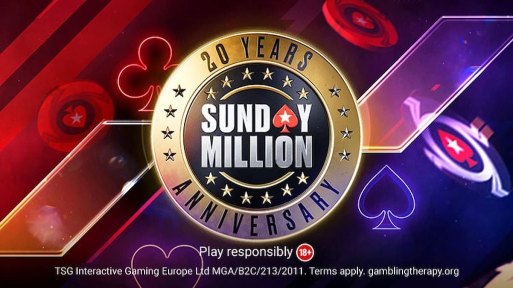 PokerStars Sunday Million 20th anniversary.