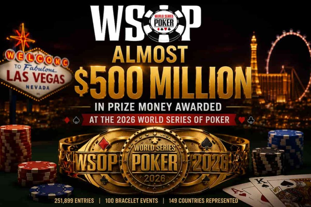 WSOP 2026 Prize Money