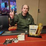 Allen Kessler wins Chainsaw Mixed Event.
