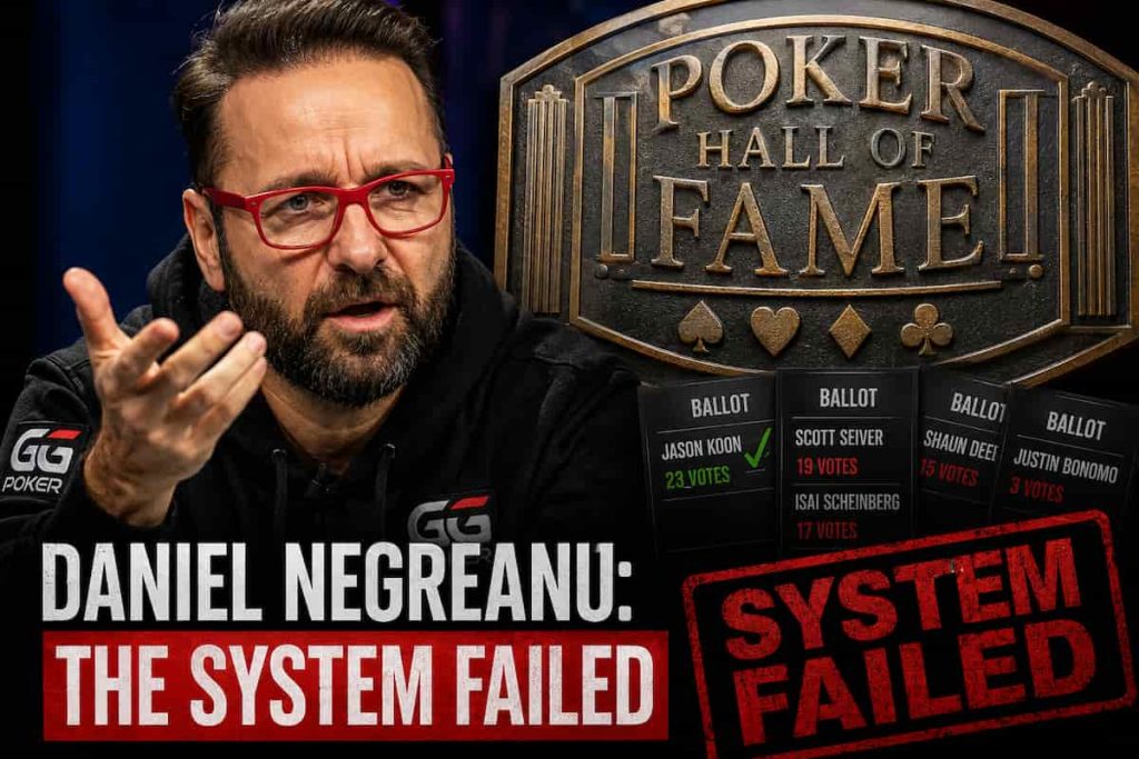 Daniel Negreanu on the Poker Hall of Fame.