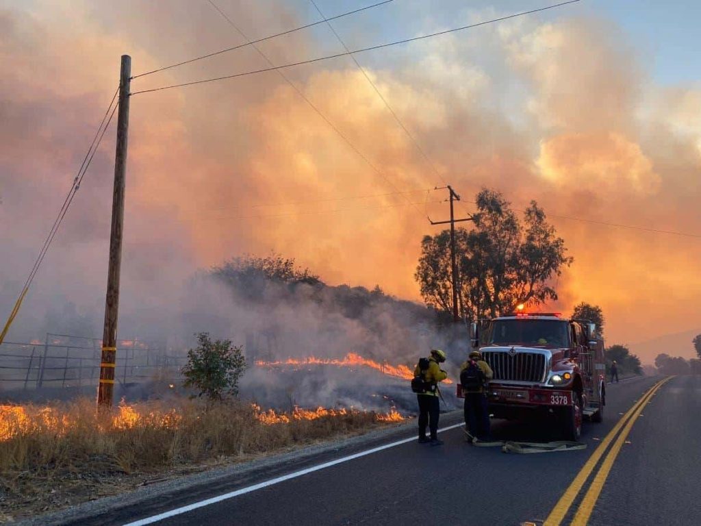 Wild fires in Southern California.