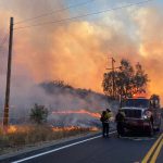 Wild fires in Southern California.