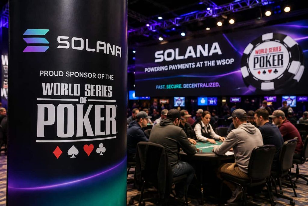 The Solana payments at the 2026 WSOP