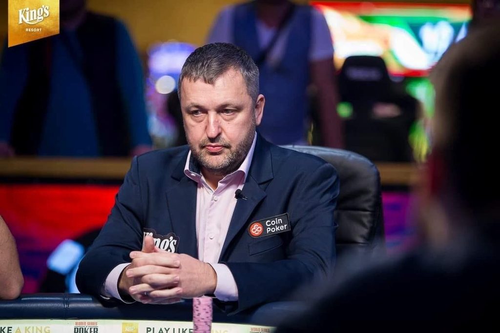 Tony G in a CoinPoker sponsored jacket.