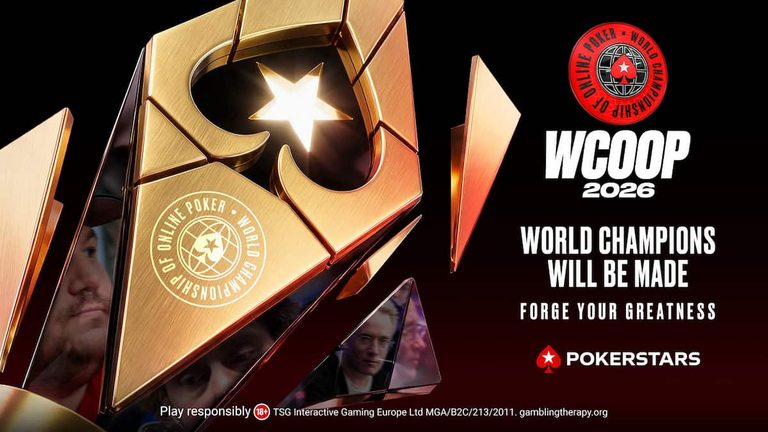 PokerStars Reveals WCOOP 2026 Schedule With 350 Champions to Be Crowned