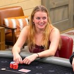 Abby Merk at the Lodge Card Club.