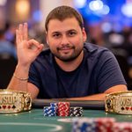 Alessio La Francesca with two WSOP bracelets.