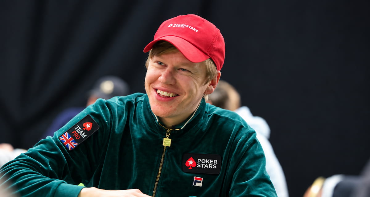 Benjamin Spragg “Spraggy” playing poker.