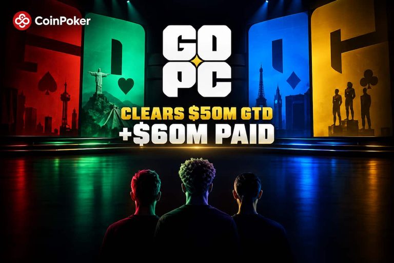 CoinPoker’s GOPC Clears $50M Guarantee With $60M Paid