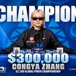 Congya Zhang Turns WSOP Breakthrough Into $300K Cyprus Win.