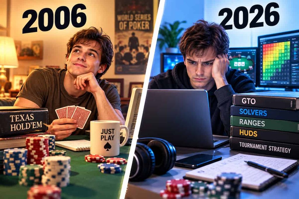 Poker in 2006 versus poker in 2026. Has Poker Become Too Difficult for Beginners?