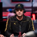 Phil Hellmuth playing poker.