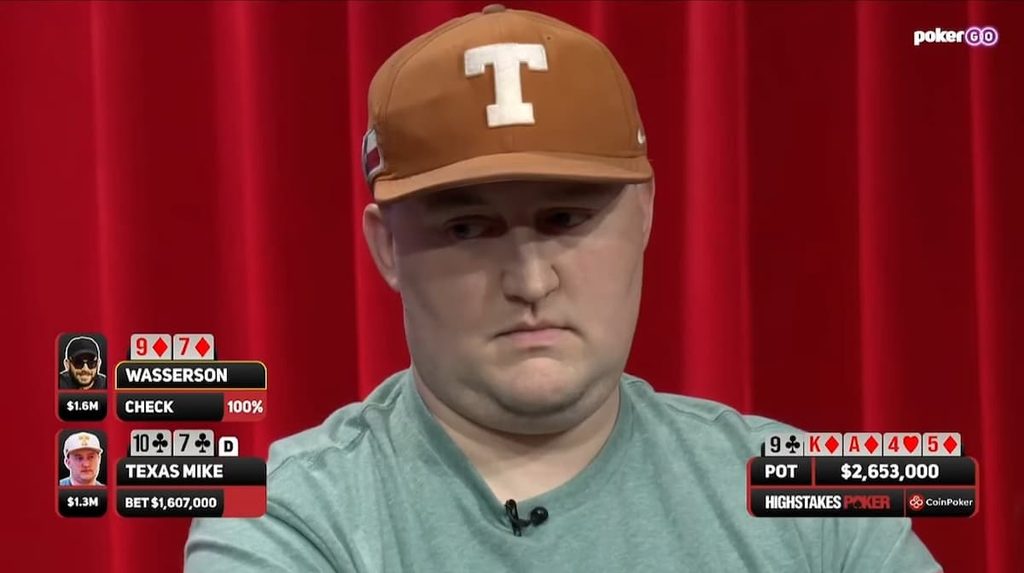 Texas Mike at High Stakes Poker