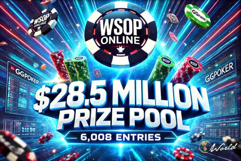 WSOP Online Main Event Builds $28.5M Prize Pool