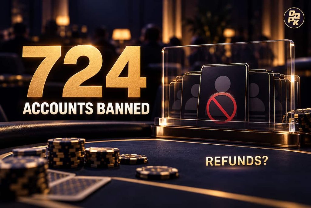 QQPK Bans 724 Accounts.