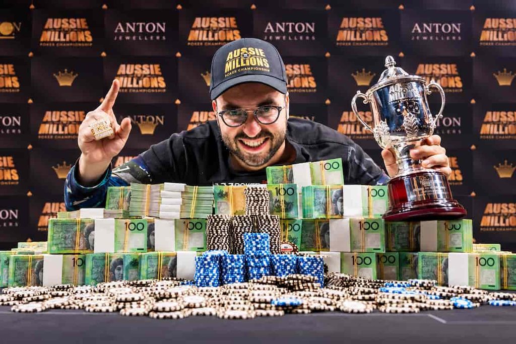 Bryn Kenney at the Aussie Millions.