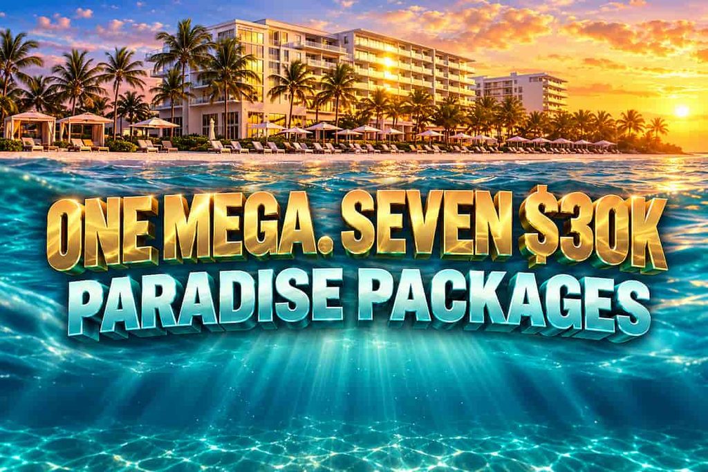 Seven $30K Paradise Packages at ACR Poker.