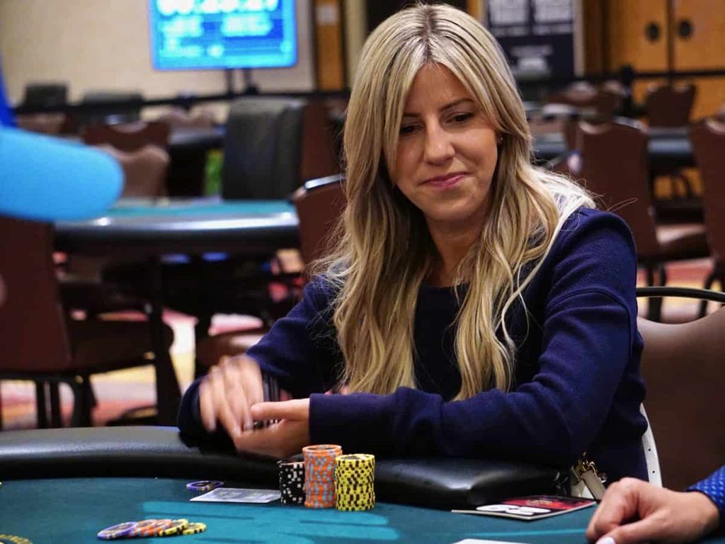 Kristen Foxen at a poker event