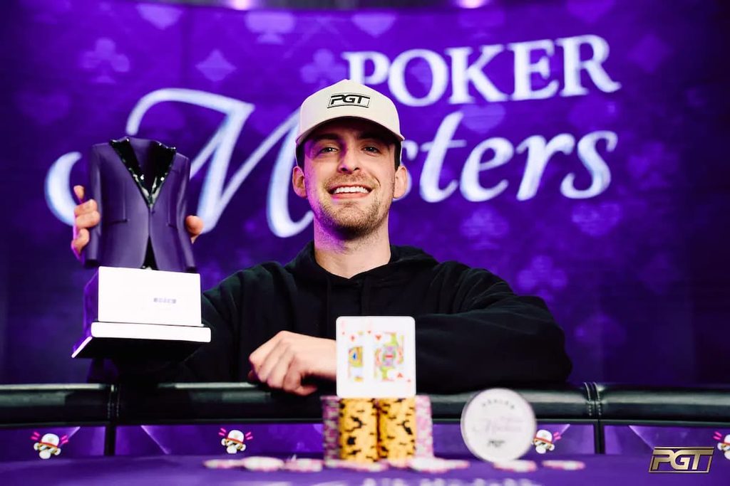 Poker player Nicholas Seward at the Poker Masters.