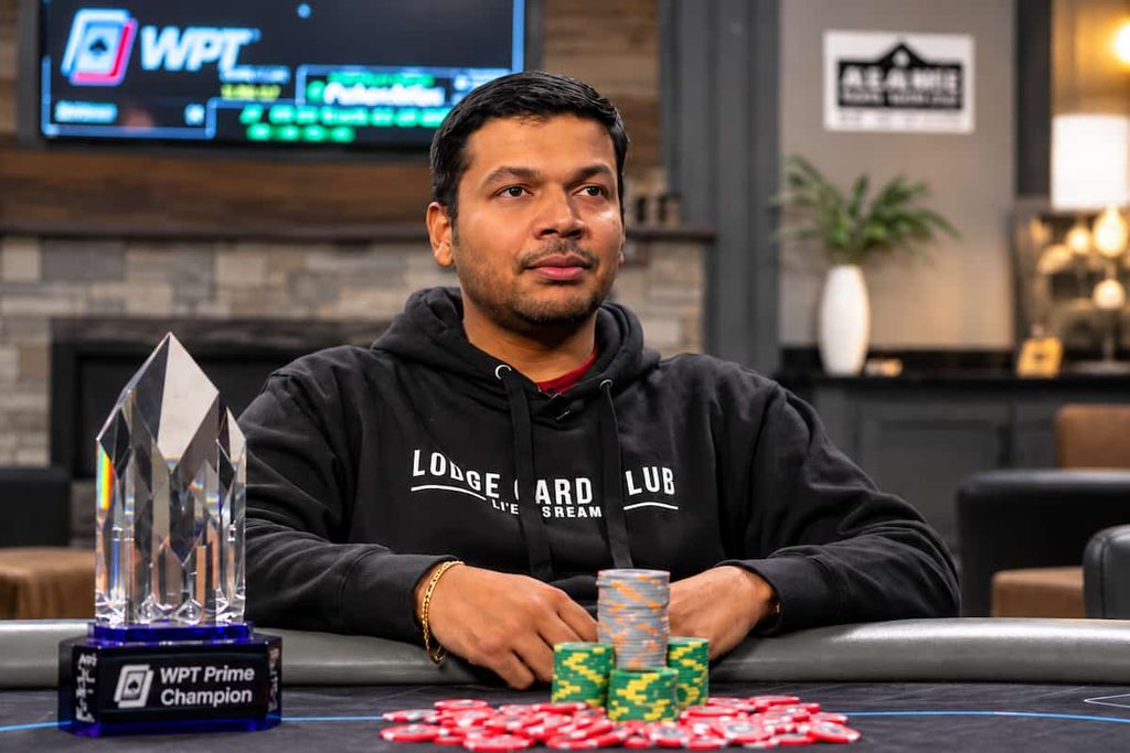 Freeroll Winner Shrikant Pillamarapu Takes WPT Prime Title.