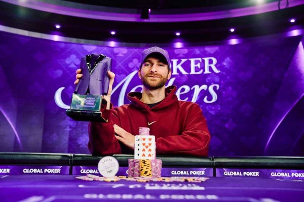 Justin Vaysman at the 2026 Poker Masters final table before winning Event 6