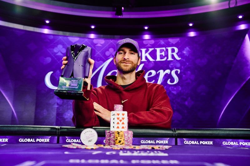 Justin Vaysman competing at the 2026 Poker Masters final table
